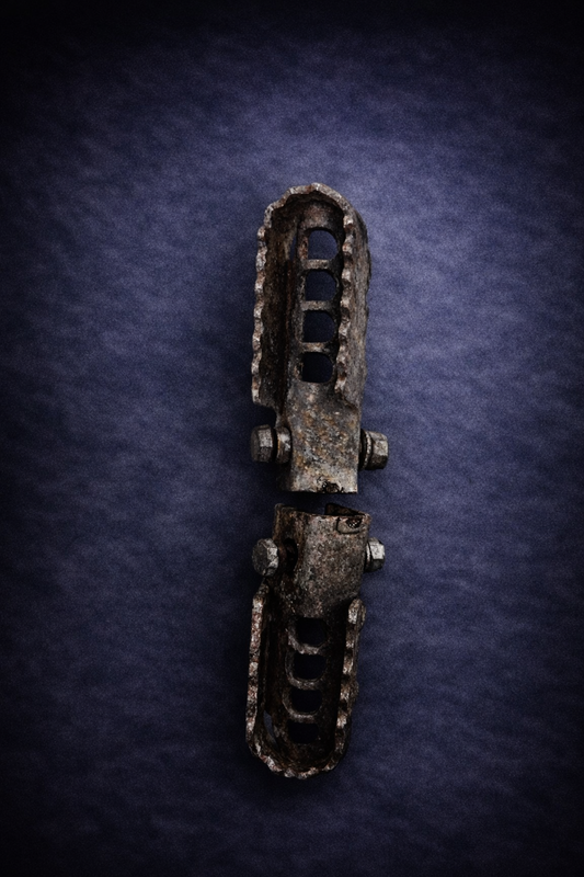 Fußrasten hinten ohne Gummi Piaggo